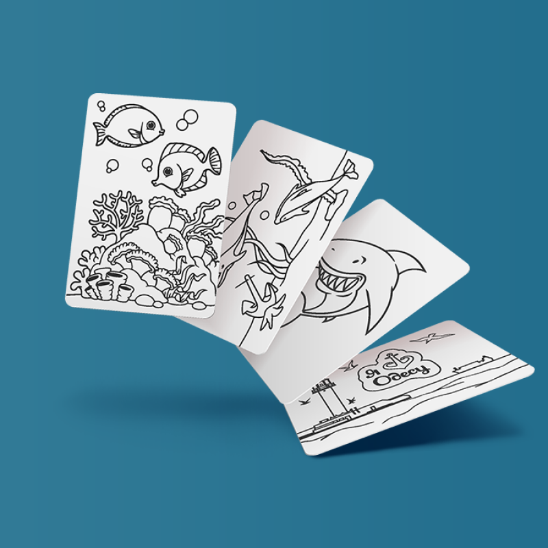 Набір для творчості TC12 "Розмальовка кольоровим піском"- МОРСЬКИЙ